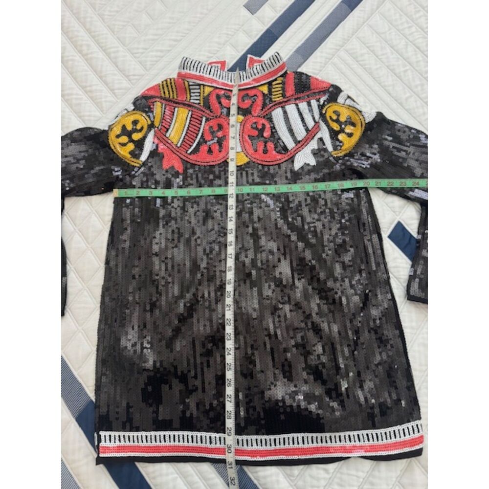 Nasty Gal Country Star Sequin Embellished Shirt/Jacket, Size 8 - Picture 5 of 5